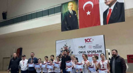 Behiye Hanım Ortaokulu Küçük Kızlar Voleybol Takımı Türkiye Finallerine Yükseldi