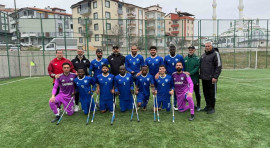 Şahinbey Ampute Futbol Takımı Farklı Galip Geldi