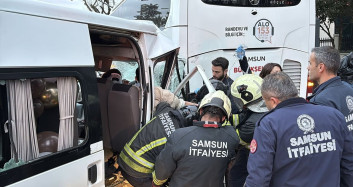 Samsun'da Üç Araçlı Trafik Kazası: 7 Yaralı
