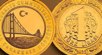 1915 Çanakkale Köprüsü anısına hatıra 1 liralar tedavüle giriyor