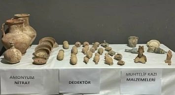 37 Tarihi Eser Ele Geçirildi! 3 Kişi Tutuklandı