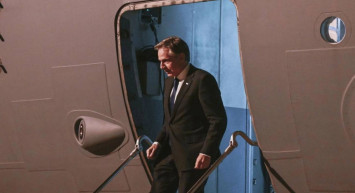 ABD Dışişleri Bakanı Ankara’ya geldi: Blinken’a karşılamada dikkat çeken protesto