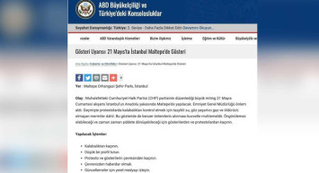 ABD elçiliğinden ilginç uyarı: CHP'nin İstanbul mitingine dair şaşırtıcı açıklama yaptı