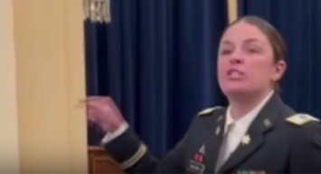 ABD subayından İsrail protestosu