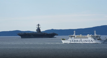 ABD’nin Dev Uçak Gemisi USS Gerald Ford Bakım İçin Hırvatistan’da