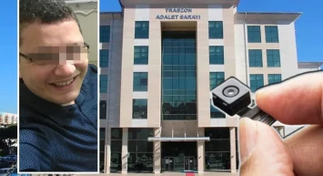 Adliyede skandal! Katip, kadınlar tuvaletine gizli kamera yerleştirdi
