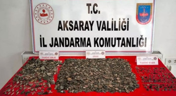 Aksaray'da tarihi eser kaçakçıları yakalandı!