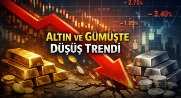 Altın ve Gümüşte Sert Düşüş