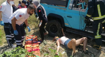 Antalya Manavgat’ta korkunç kaza! Turist taşıyan safari cip uçuruma yuvarlandı! Çok sayıda ölü ve yaralı var!