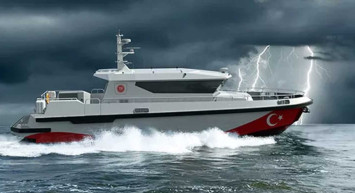 Antalya'da doğalgaz arayan gemiler için özel olarak botlar üretildi