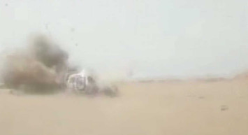 Araç geçişi esnasında döşenen mayın patladı! Çok sayıda ölü ve yaralı var: O anlar kameralara yansıdı