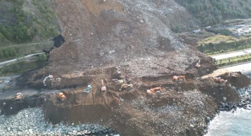 Artvin Arhavi'de heyelan