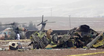 Askeri helikopter düştü: Ölü ve yaralılar var