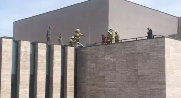 Atatürk Kültür Merkezi’nde korkutan yangın