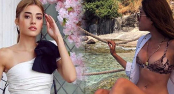 Aziz'in Efnan'ı Simay Barlas mini elbisesiyle sosyal medyayı salladı