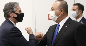 Bakan Çavuşoğlu ABD Dışişleri Bakanı Blinken ile Bir Araya Geldi