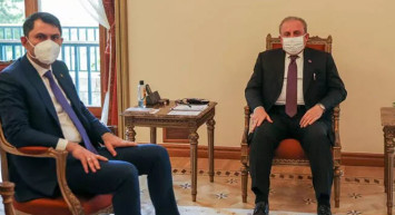 Çevre ve Şehircilik Bakanı Kurum İle TBMM Başkanı Şentop Müsilaj Sorununu Görüştü