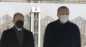 Başkan Erdoğan'ın daveti üzerine Almanya Şansöylesi Scholz Ankara'ya geldi!