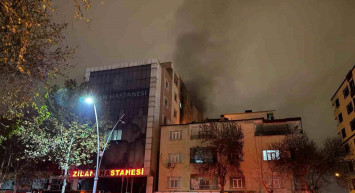 Batman'da korkutan yangın! Psikiyatri hastası hastanede yangın çıkardı