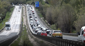 Bayram Dönüşü Trafik Yoğunluğu Başladı