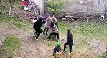 Bayram günü tüfekli ve yumruklu kavga: O anlar kameralara yansıdı