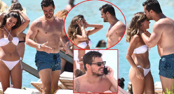 Berk Atan ve Selin Yağcıoğlu aşk tazeliyor! Romantik bakışları objektiflere yansıdı! Böyle aşk görülmesi