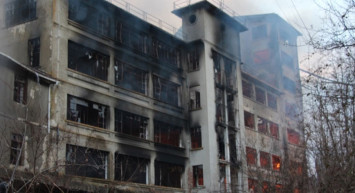 Bilecik'te Eski Un Farikasında Yangın