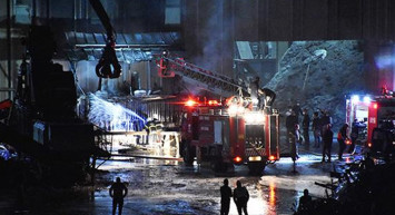 Bilecik'te Fabrikada Yangın Çıktı