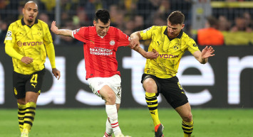 Borussia Dortmund güle oynaya çeyrek finalde: PSV'yi mağlup etti