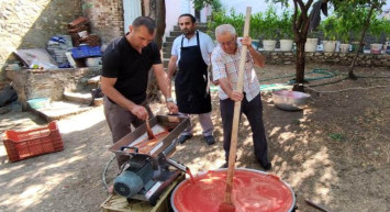 Çalan telefonlara yetişemiyor: Salça çekerek günde 5 bin TL kazanıyor