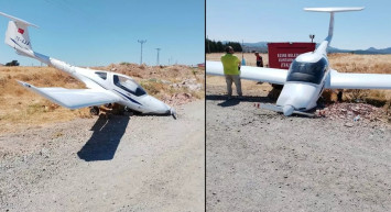 Çanakkale’de eğitim uçağı tarlaya düştü: Çok sayıda ekip bölgeye sevk edildi