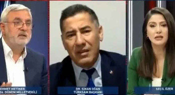 Canlı yayında hakaretler havada uçuştu: Mehmet Metiner ile Sinan Oğan birbirine girdi!
