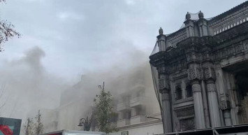 Çırağan Sarayı'nda yangın çıktı!