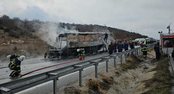 Çorum'da yolcu otobüsü kazası!