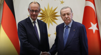 Cumhurbaşkanı Erdoğan, Almanya Başbakanı Merz ile görüştü