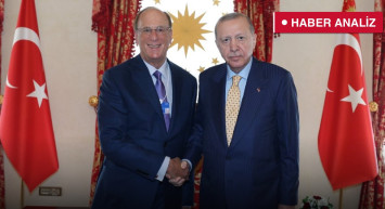 Cumhurbaşkanı Erdoğan, BlackRock CEO’su Larry Fink’i Kabul Etti