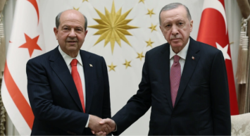Cumhurbaşkanı Erdoğan, KKTC Cumhurbaşkanı Tatar ile görüştü