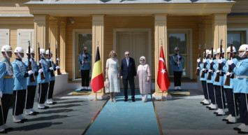 Cumhurbaşkanı Recep Tayyip Erdoğan, Belçika Kraliçesi Mathilde İle Vahdettin Köşkü’nde Bir Araya Geldi