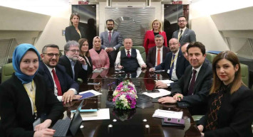 Cumhurbaşkanı Recep Tayyip Erdoğan, Brüksel ziyareti dönüşünde uçakta gazetecilerin gündeme ilişkin sorularını yanıtladı: