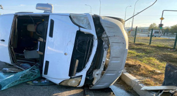 Denizlispor kafilesi kaza yaptı: Çok sayıda kişi yaralandı