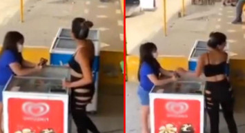 Dondurma almaya giden küçük kız kaçırılmaktan son anda böyle kurtarıldı: O anlara ait görüntüler ise sosyal medyada gündem oldu