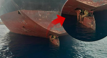 Dünyayı utandıran görüntü: 3 mülteci 11 gündür su ve yemeksiz gemi dümeninde