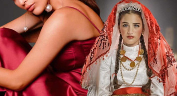 Ekranların 'Küçük Gelin'i Çağla Şimşek, güzelliğiyle görenleri mest etti