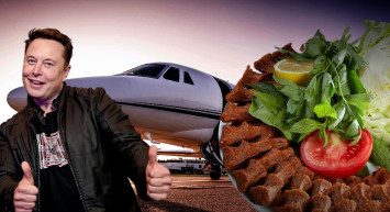 Elon Musk'ın Türkiye ziyaretinde flaş detay: Özel uçağında çiğ köfte partisi verdi!