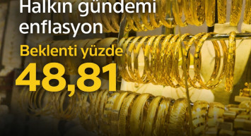 Enflasyon beklentisi halkta düşmedi: Altın yine ilk tercih