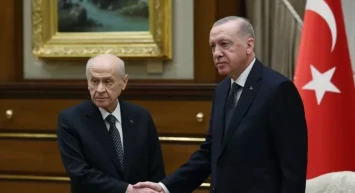 Erdoğan ile Bahçeli'nin Beştepe'deki görüşmesi başladı