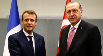 Erdoğan ve Macron'dan Suriye görüşmesi