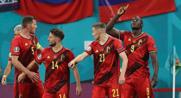 EURO 2020 B Grubu'nda Belçika, Rusya'yı 3-0 Yendi