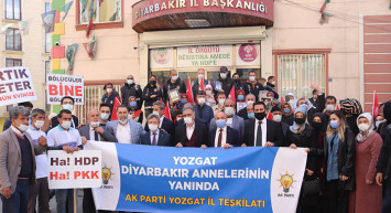 Evlat Nöbeti Tutan Ailelere Bir Destek de Yozgat İl Başkanı'ndan Geldi