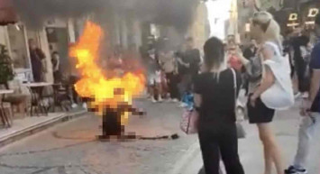 Galata Kulesi önünde kendini yakan adam kim, nereli Konyalı mı?